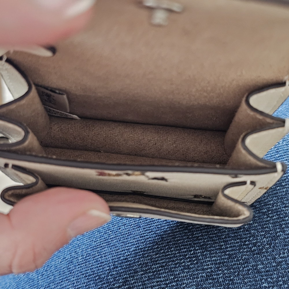 Coach Cream Mini Crossbody Bag - Picture 7 of 7